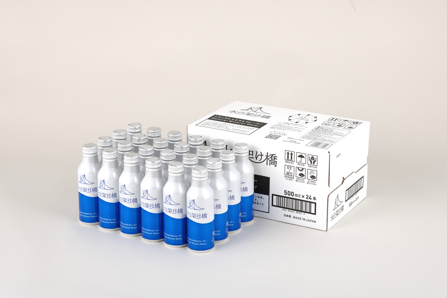 12年保存可能 アルミ缶入長期保存水 水の架け橋(500ml)3本セット